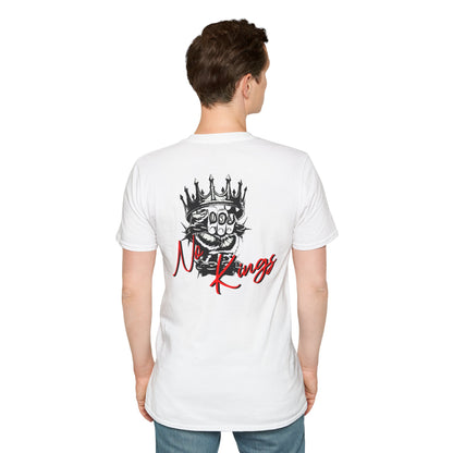 T-Shirt — 'No Kings' Skull Crown Graphic Tee