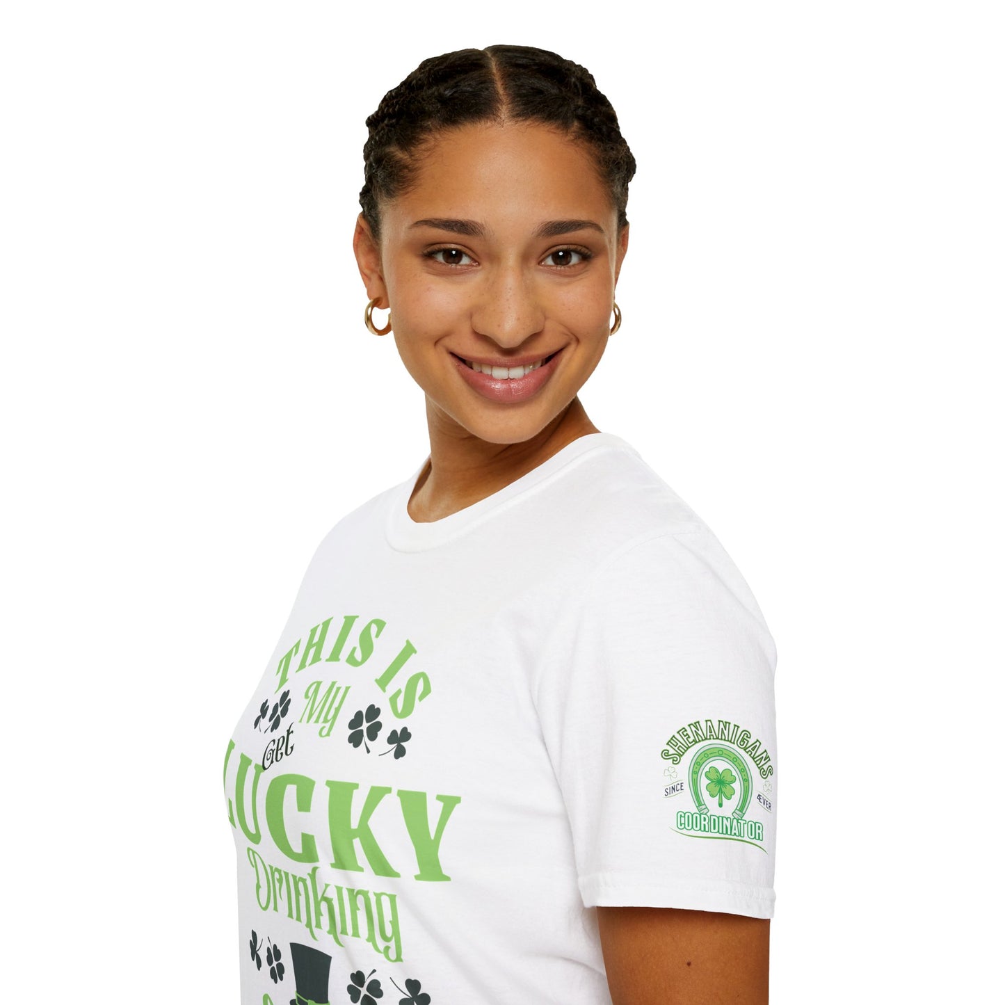 Lucky Drinking Shirt Tee — "This Is My get Lucky Drinking Shirt" St. Patrick’s Day T-Shirt