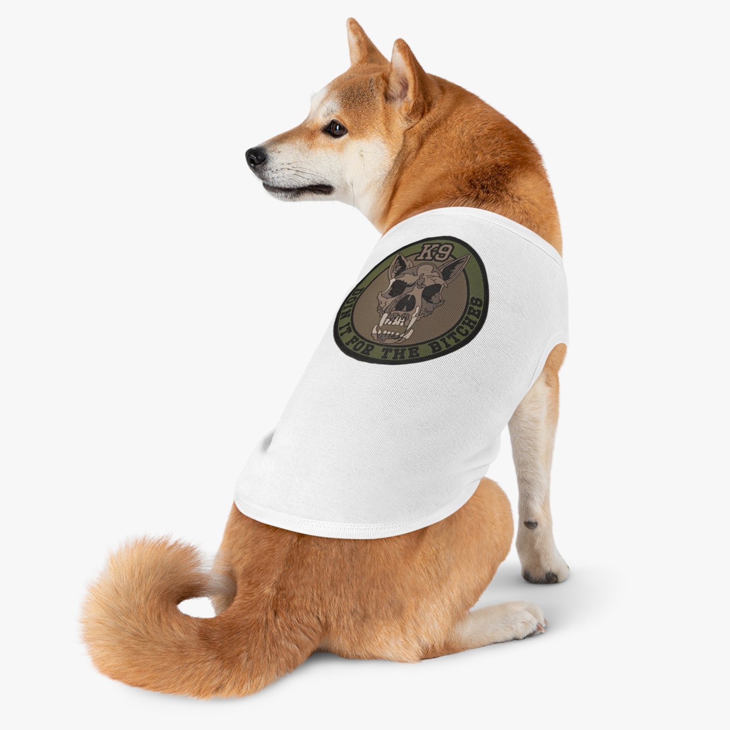 Pet Tank Top - K9 Doin It For The Bitches USMC Pets Fur Babies