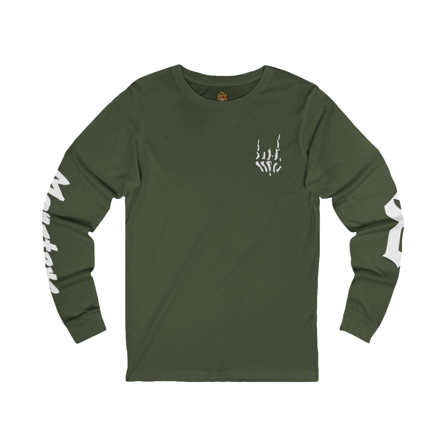 ShineDown Long Sleeve Tee — 'Monsters Are Real' Skull & Roses Gothic Graphic