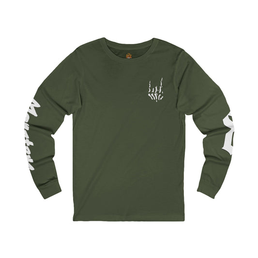 ShineDown Long Sleeve Tee — 'Monsters Are Real' Skull & Roses Gothic Graphic