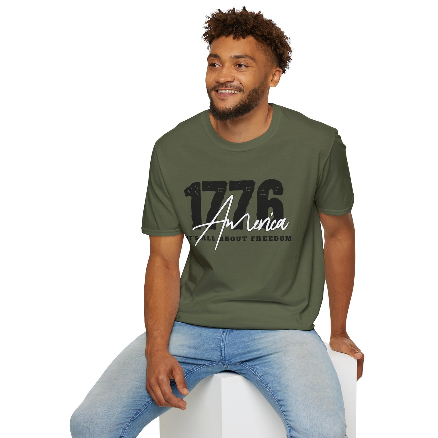 1776 America "It's All About Freedom" T-Shirt