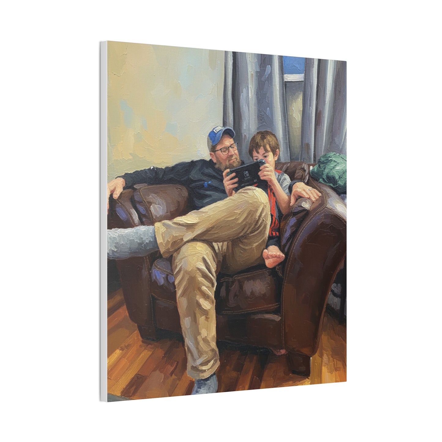 Custom Family Portrait Canvas Print — Stretched 0.75"