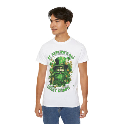 St. Patrick's Day Lucky Charm T-Shirt — Leprechaun Beer Mug Design
