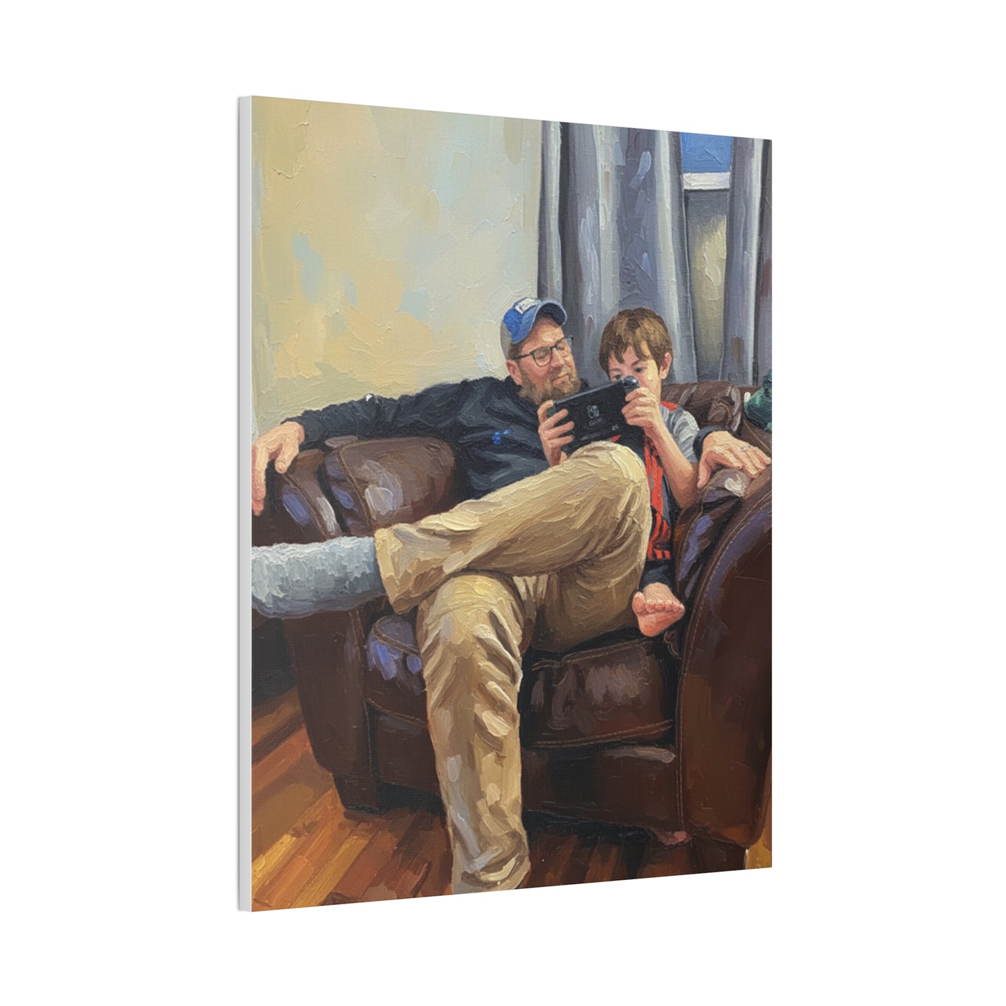 Custom Family Portrait Canvas Print — Stretched 0.75"