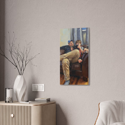 Custom Family Portrait Canvas Print — Stretched 0.75"