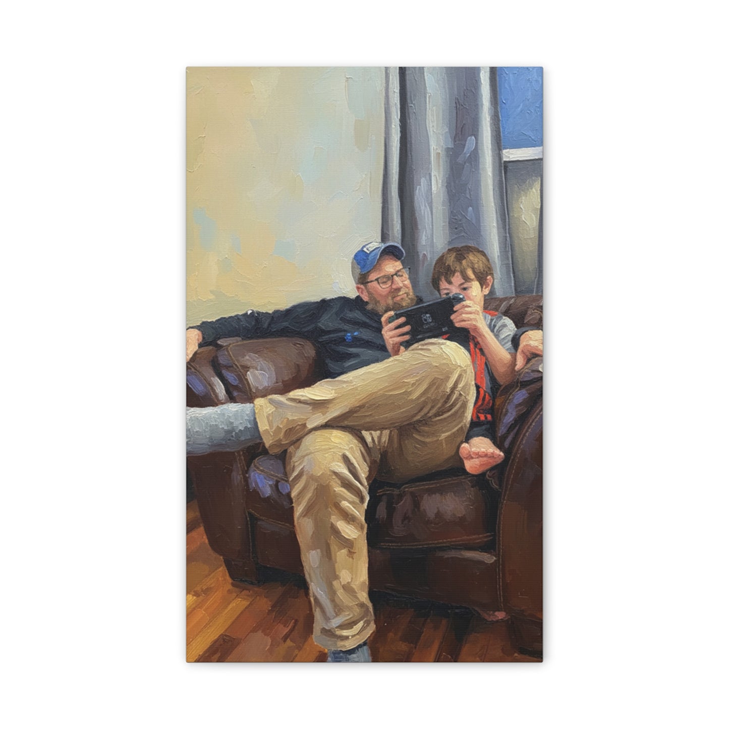 Custom Family Portrait Canvas Print — Stretched 0.75"