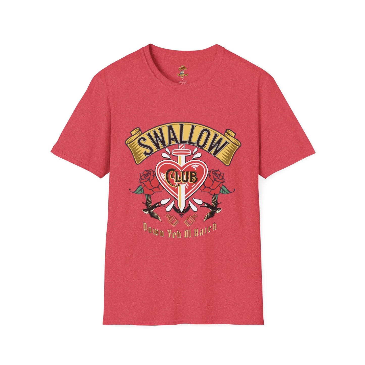 Sailors Swallow Club - Softstyle T-Shirt Unisex T-Shirt | Nautical Graphic Tee