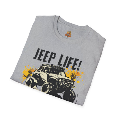 Jeep Life Unisex Softstyle off road T-Shirt