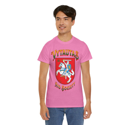 Vytautas Aid Society T‑Shirt — Lithuanian Coat of Arms 1 Graphic Tee