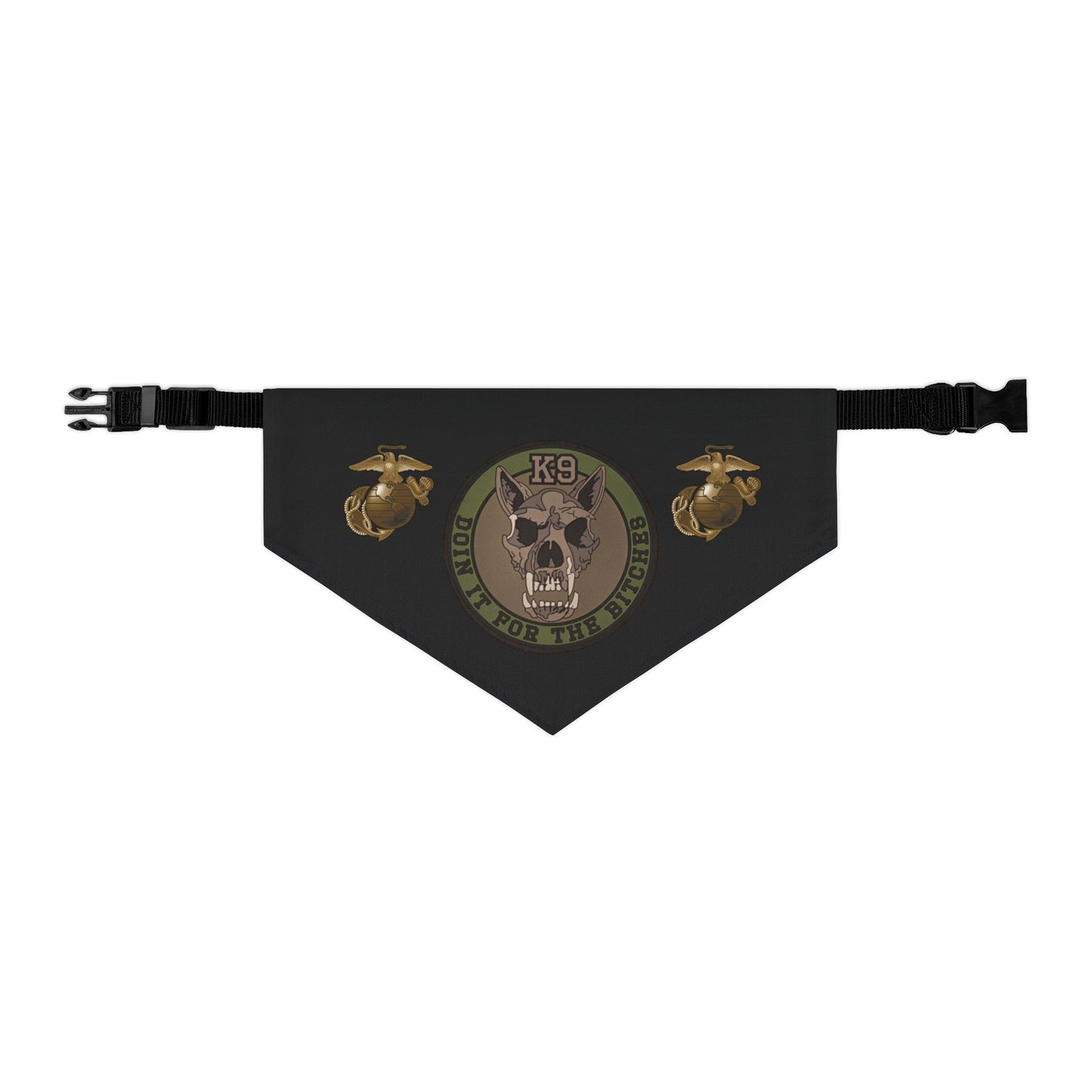 K9 Warrior Pet Bandana Collar fur babies- Stylish Military-Inspired Dog Accessory