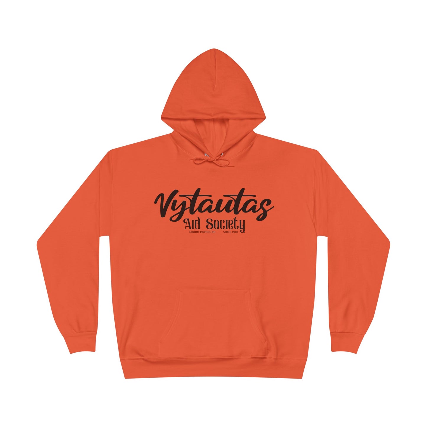 Vytautas Aid Society Hoodie — Simple Script Logo Pullover
