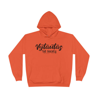 Vytautas Aid Society Hoodie — Simple Script Logo Pullover
