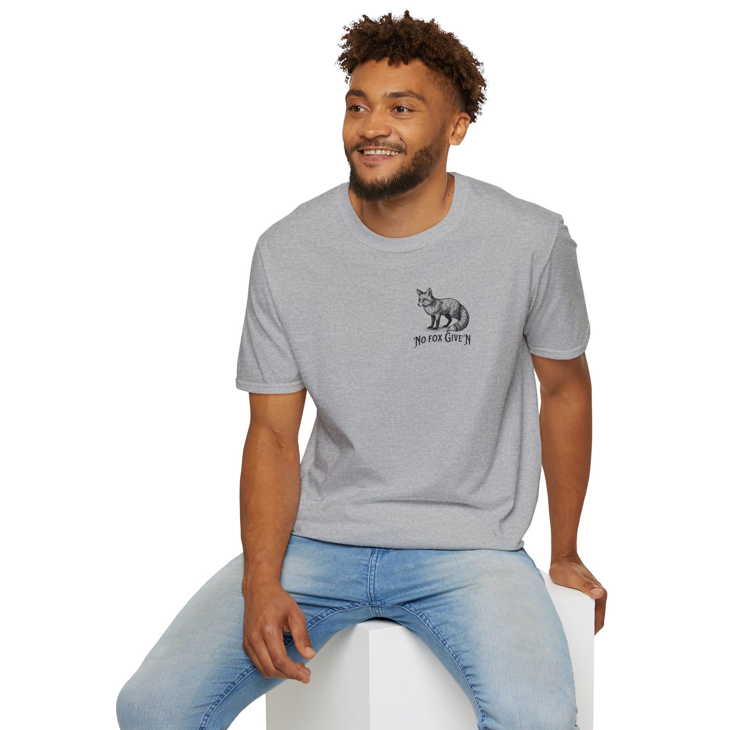 T-Shirt — 'No Fox Give'n' Vintage Fox Graphic Tee