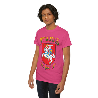 Vytautas Aid Society T‑Shirt — Lithuanian Coat of Arms 1 Graphic Tee