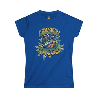 Enjoy the Tacos & Weed / Pot Women's Softstyle Tee