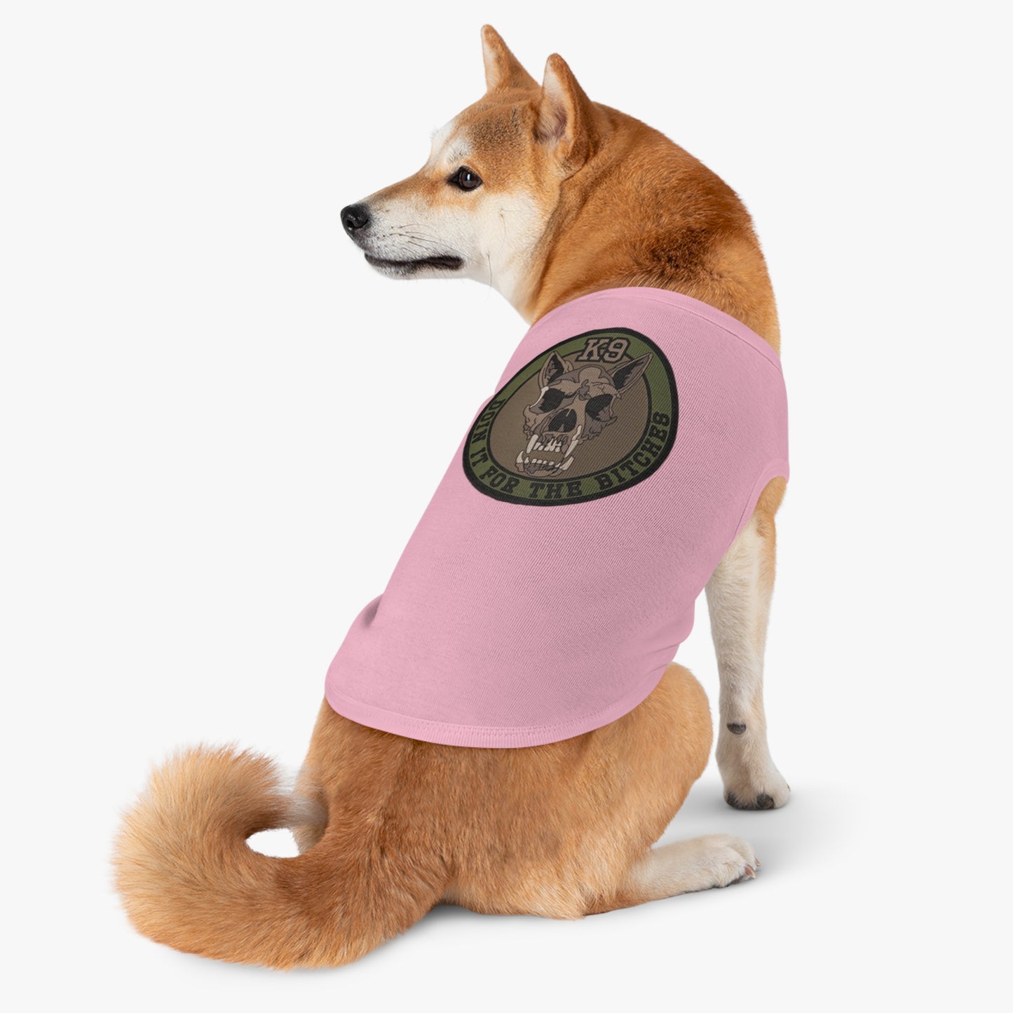 Pet Tank Top - K9 Doin It For The Bitches USMC Pets Fur Babies