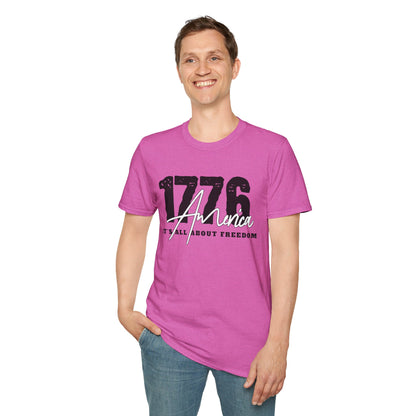 1776 America "It's All About Freedom" T-Shirt