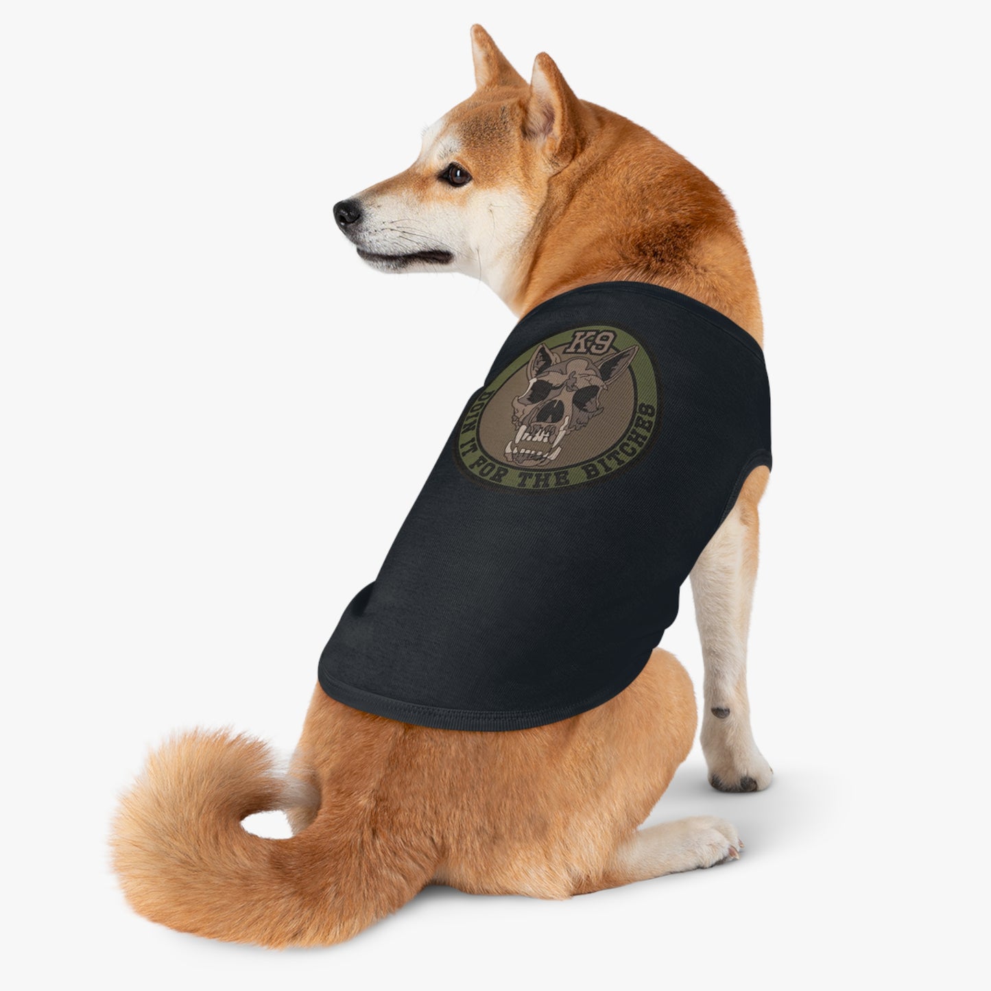 Pet Tank Top - K9 Doin It For The Bitches USMC Pets Fur Babies
