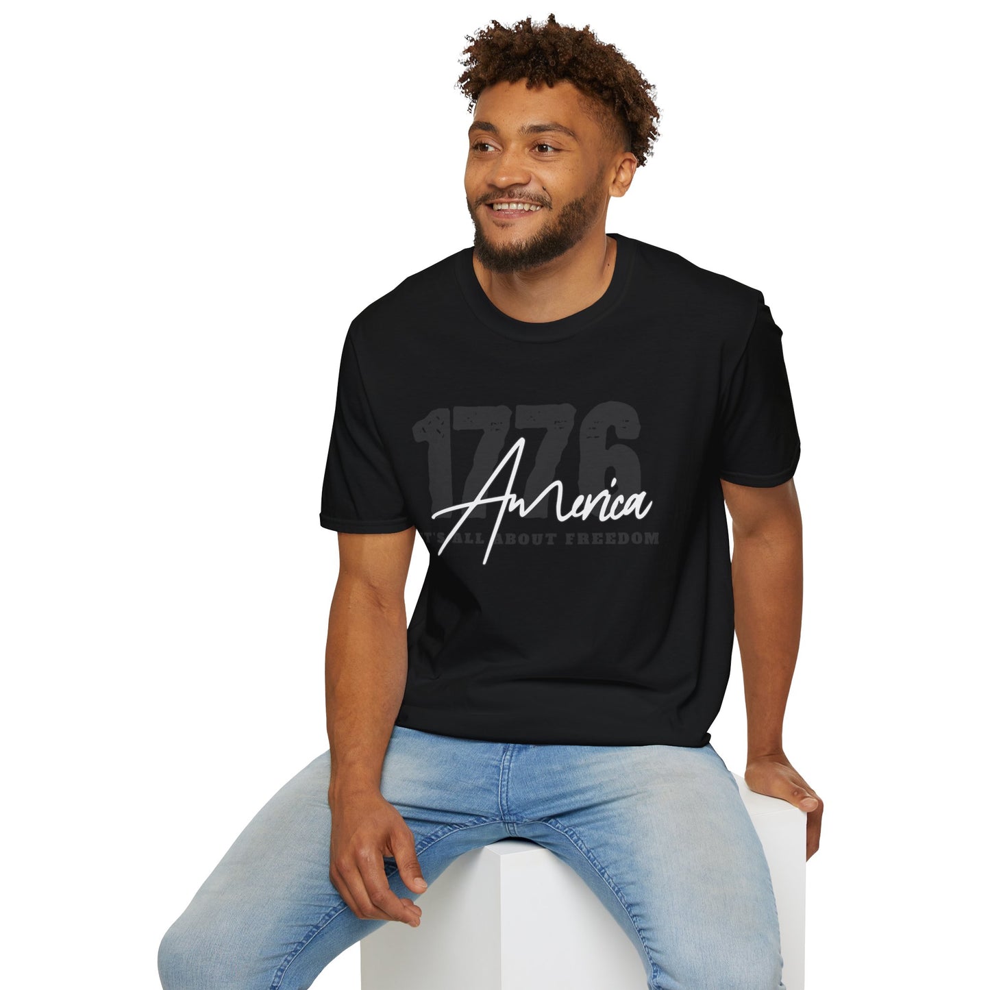1776 America "It's All About Freedom" T-Shirt