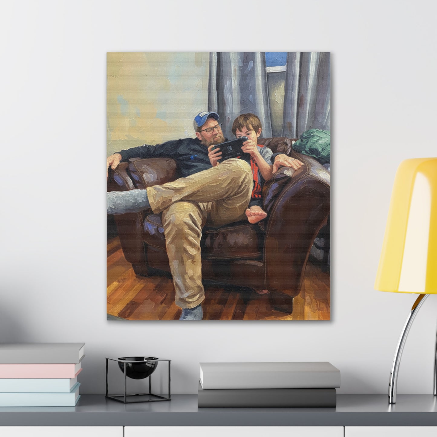 Custom Family Portrait Canvas Print — Stretched 0.75"