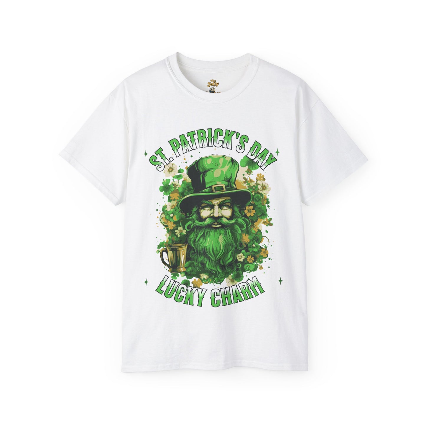St. Patrick's Day Lucky Charm T-Shirt — Leprechaun Beer Mug Design