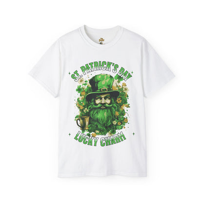 St. Patrick's Day Lucky Charm T-Shirt — Leprechaun Beer Mug Design