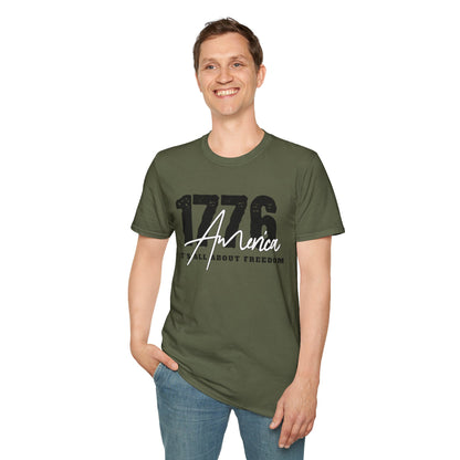 1776 America "It's All About Freedom" T-Shirt