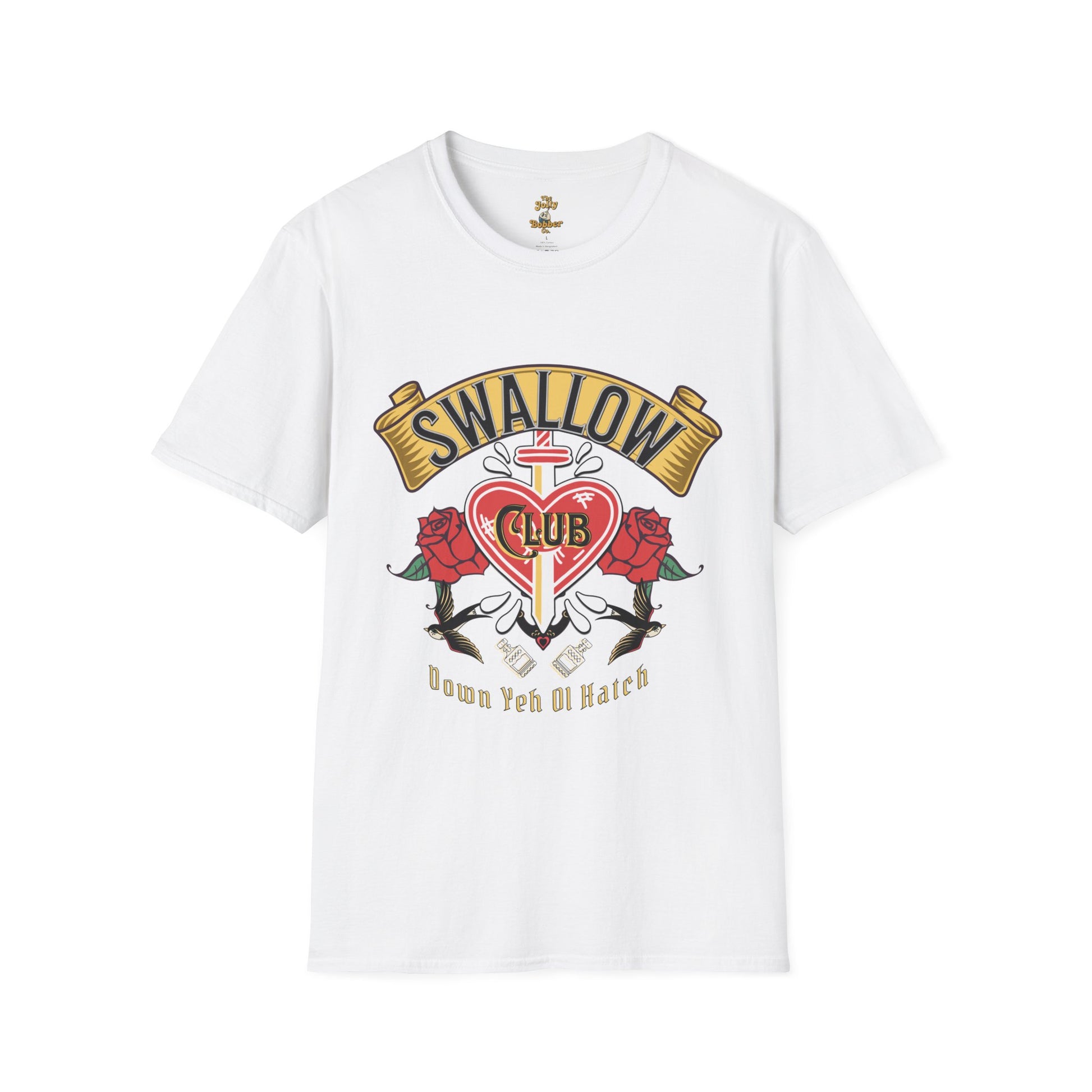 Sailors Swallow Club - Softstyle T-Shirt Unisex T-Shirt | Nautical Graphic Tee