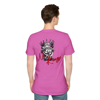 T-Shirt — 'No Kings' Skull Crown Graphic Tee