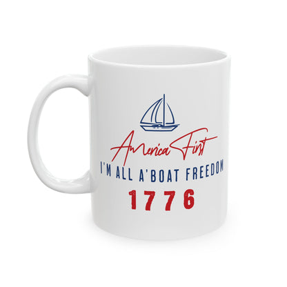 Patriotic Mug - America First 11oz/15oz