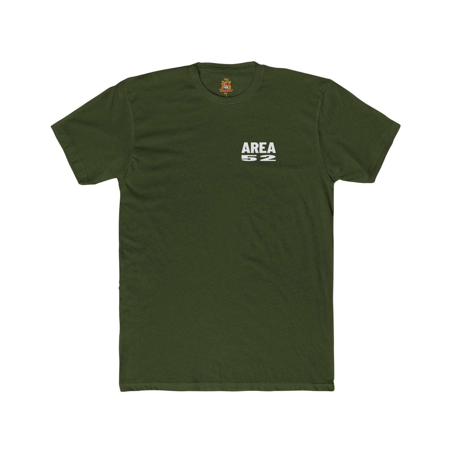 Area 52 Luther MI Stamp T-Shirt — "Work Hard Play Hard Stay Weird" Vintage Badge Tee