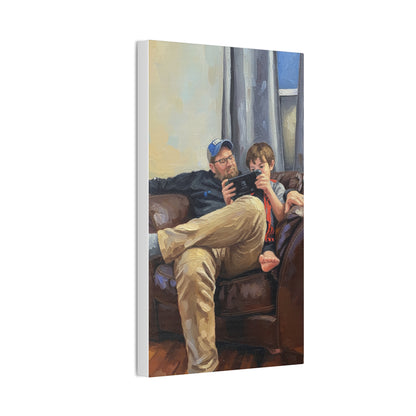 Custom Family Portrait Canvas Print — Stretched 0.75"
