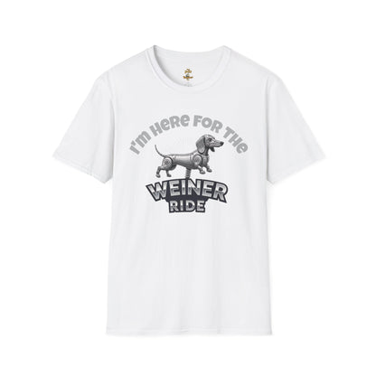I'm Here for the Weiner Ride - T-Shirt - The Jolly Bobber 