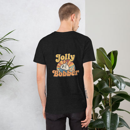 The Jolly Bobber Co. Unisex Logo Tee is the definitive statement piece for fans of the brand.